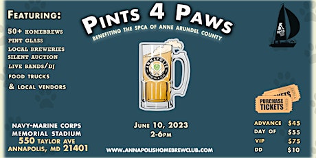 7th Annual Pints 4 Paws Homebrewing and Craft Beer Festival