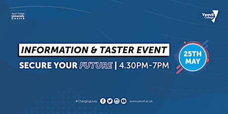 Yeovil College Information Event and Taster Sessions - May primary image