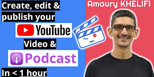 Produce, edit and publish a podcast + a Youtube channel in 1 hour