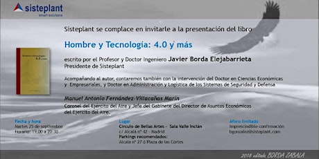 Imagen principal de Presentación libro "Hombre y Tecnología: 4.0 y más" escrito por Javier Borda