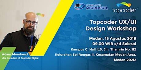 Topcoder UX/UI Design Workshop - Medan primary image