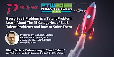 Every SaaS Problem is a Talent Problem (Presented During Philly Tech Week)