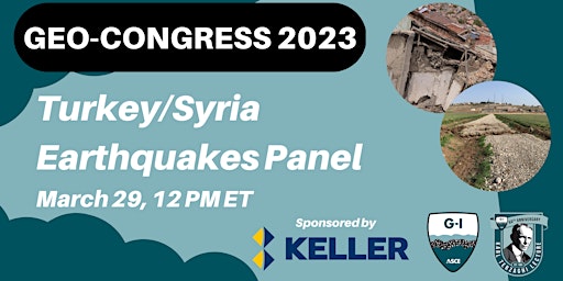 Geo-Congress 2023: Turkey-Syria Earthquakes Panel