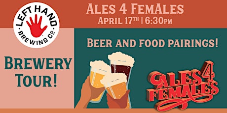 Ales4FemAles April Event: Brewery tour, beer & food pairings