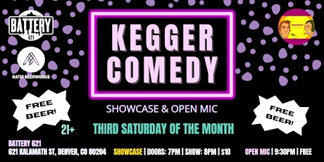 Kegger Comedy Showcase & Open Mic