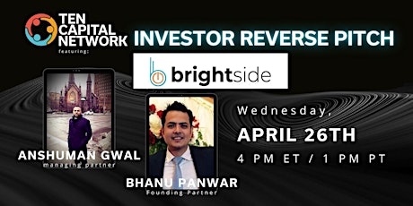 Investor Reverse Pitch with Anshuman Gwal & Bhanu Panwar of Brightside