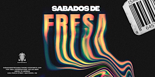 Sabados De Fresa | Baltimore's  #1 Latin Night primary image