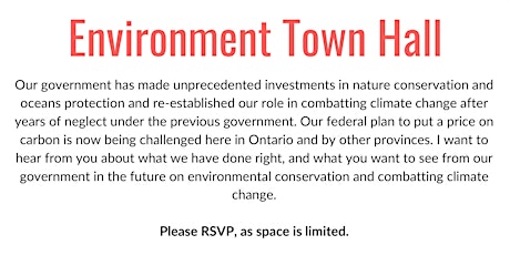 Environment Town Hall primary image