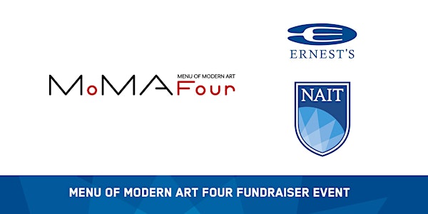 Menu of Modern Art Four Fundraiser Event