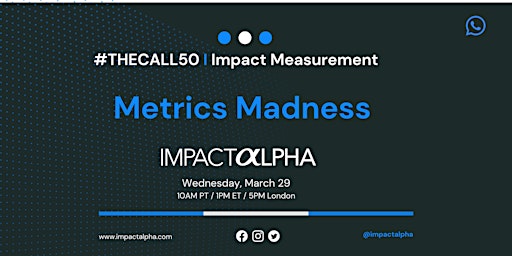Agents of Impact Call 50: Metrics Madness