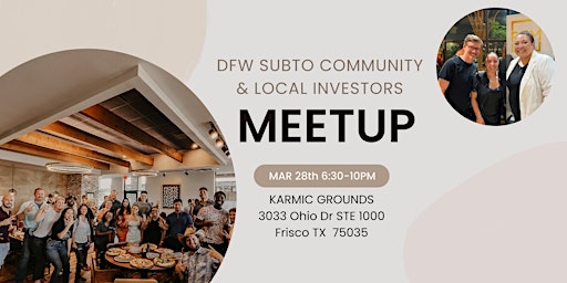 Made for More: DFW Subto Real Estate Investor and Networking Meetup