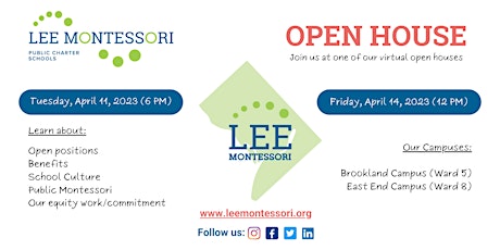 Lee Montessori Career Open House
