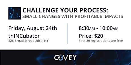 Challenge Your Process: Small Changes with Profitable Impacts | Utica | August 24 primary image