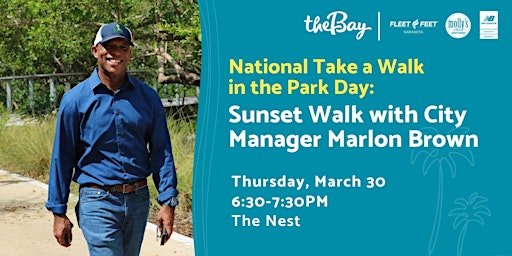 National Take a Walk in the Park Day: Sunset Walk with Marlon Brown