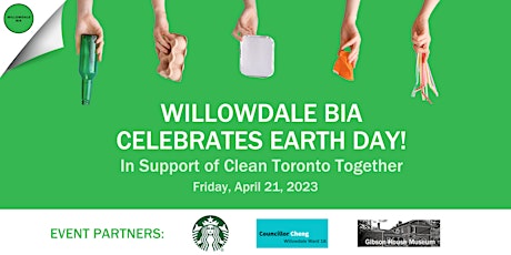 Willowdale BIA Celebrates Earth Day! In Support of Clean Toronto Together