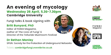 An evening of fungi and mycology primary image