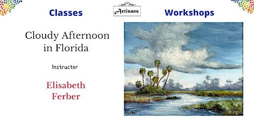 Imagen principal de Cloudy Afternoon in Florida Acrylic Painting