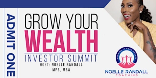 GROW YOUR WEALTH LIVE EVENT