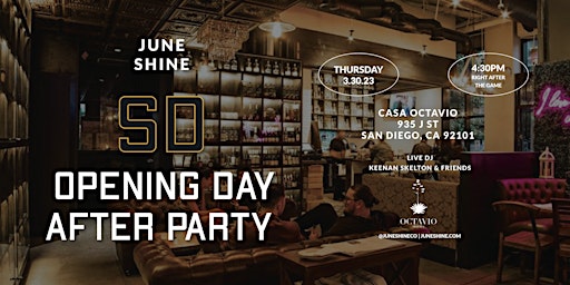 SD Opening Day After Party