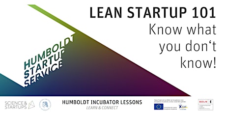 LEAN STARTUP 101: Know what you don't know! Testing your business model.
