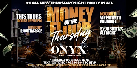 FREE VIP TICKETS to THIS THURSDAY NIGHT at ONYX !!