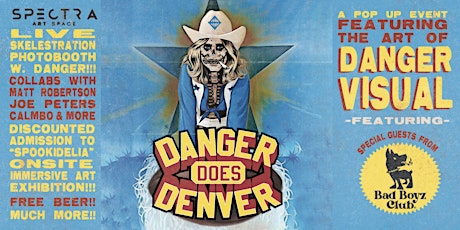 Danger Does Denver | Pop - Up Art Show w/ Live Skellistration Photo Booth!