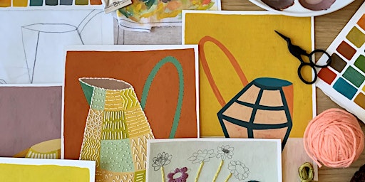 Online Color Basics: Mixed Media for Surface Embroidery with Sarah Benning primary image