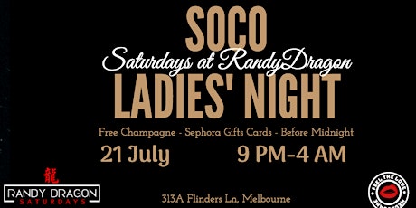 SOCO NIGHT - Ladies Night primary image