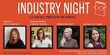 Industry Night #3 - Small Press Publishing