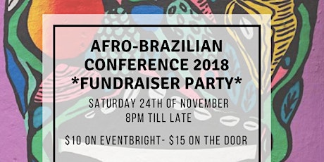 Afro-Brazilian Conference 2018 Fundraiser Party  primary image