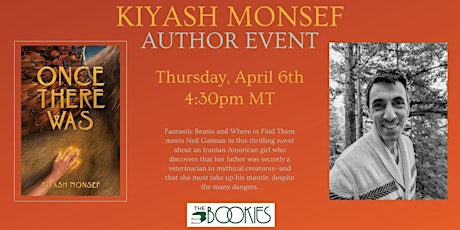 Kiyash Monsef Author Event primary image