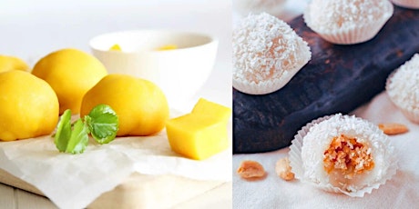 Make Mango & Coconut Mochi from Scratch! Fill w/ Mango  &  nuts(GF & Vegan)