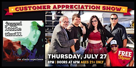 Jagged Little Thrill: The Alanis Experience - Customer Appreciation Show