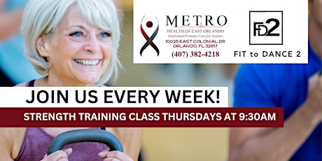 Free Strength Training Class for Senior Citizens