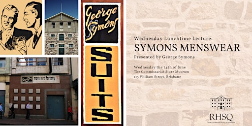 Wednesday Lunchtime Lecture: Symons Menswear primary image
