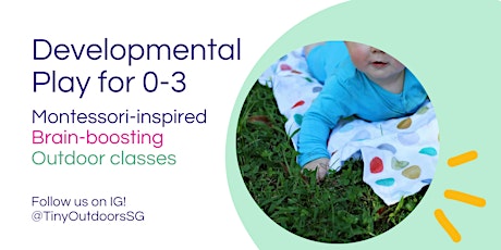 Baby nature-based developmental play class (Bishan-AMK - CRAWLING!)