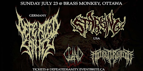 Defeated Sanity, Stabbing, Gland, Hatred Reigns