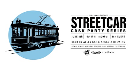 Alley Kat & Arcadia brewing - cask beer Street Car June 8th - 645pm