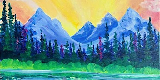 Primaire afbeelding van Morning Over the Mountains - Paint and Sip by Classpop!™