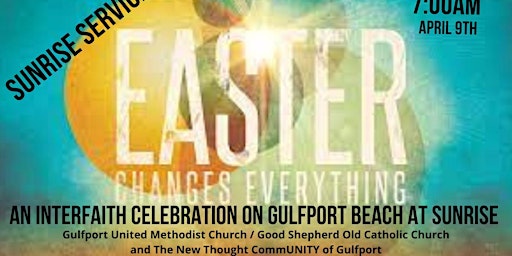 Easter SUNRISE Celebration Service at Gulfport Beach