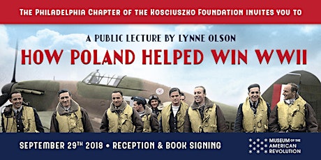How Poland Helped Win WW II: lecture by Lynne Olson, "Last Hope Island" primary image