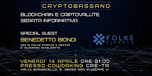 Blockchain e criptovalute con Benedetto Biondi