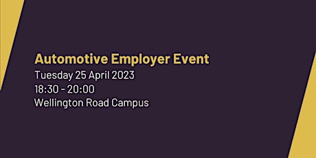 Automotive Employer Event primary image