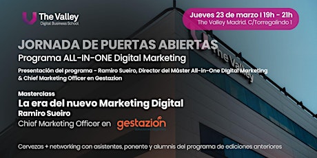 Jornada de Puertas Abiertas | ALL-IN-ONE Digital Marketing | 23 de marzo