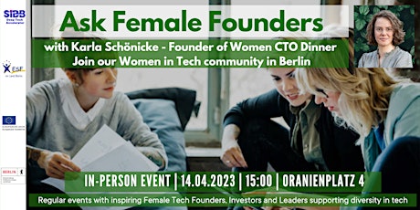 Ask Female Founders: with Karla Schönicke - Founder of Women CTO Dinner