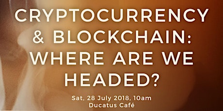 Cryptocurrency & Blockchain: Where are we headed? primary image