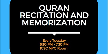 A Course: Intro to Quran Recitation and Memorization  primary image