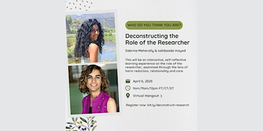 Deconstructing the Role of the Researcher: Who Do You Think You Are?