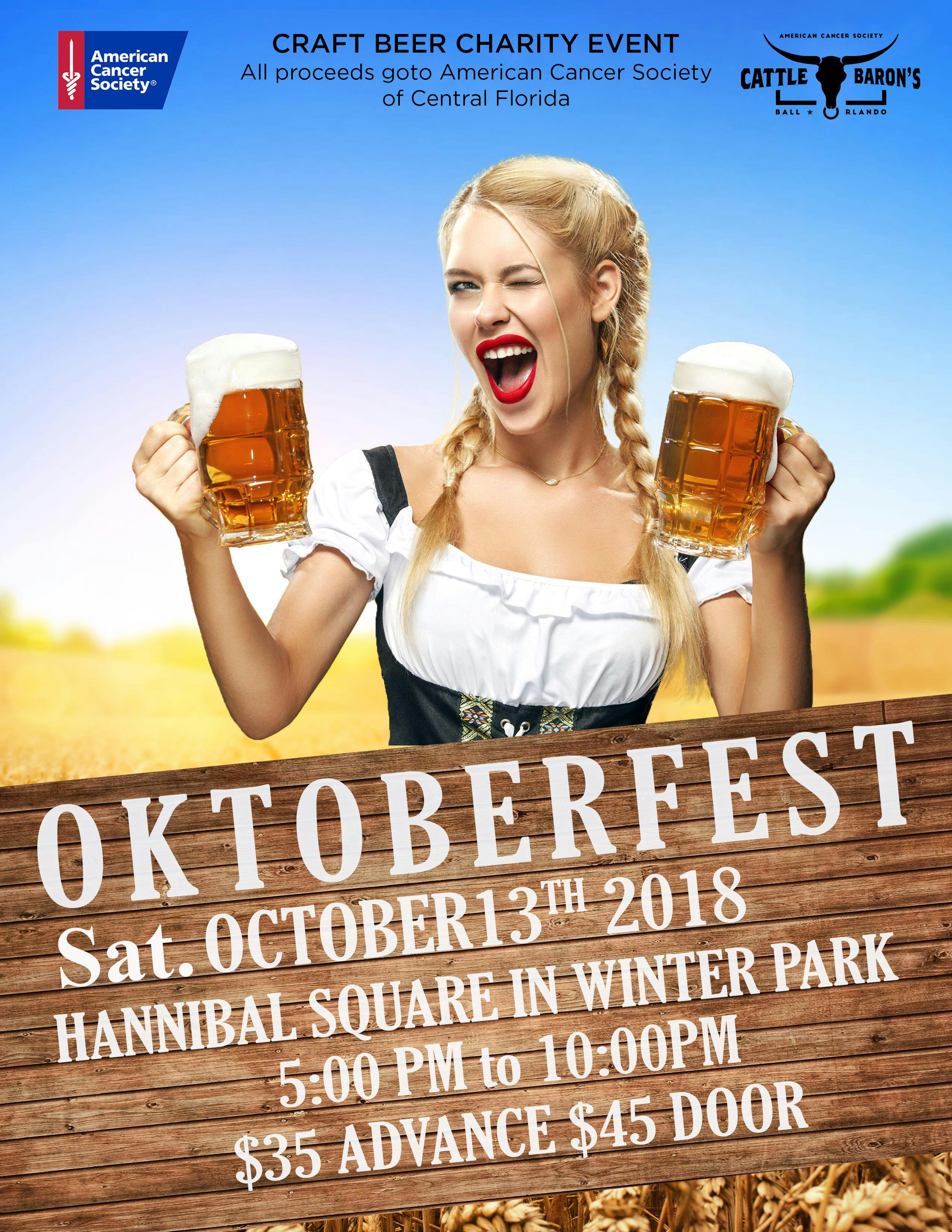 Charity Craft Beer Oktoberfest - American Cancer Society of Central Florida