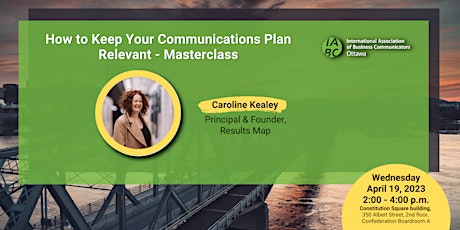 How to Keep Your Communications Planning Relevant - Masterclass